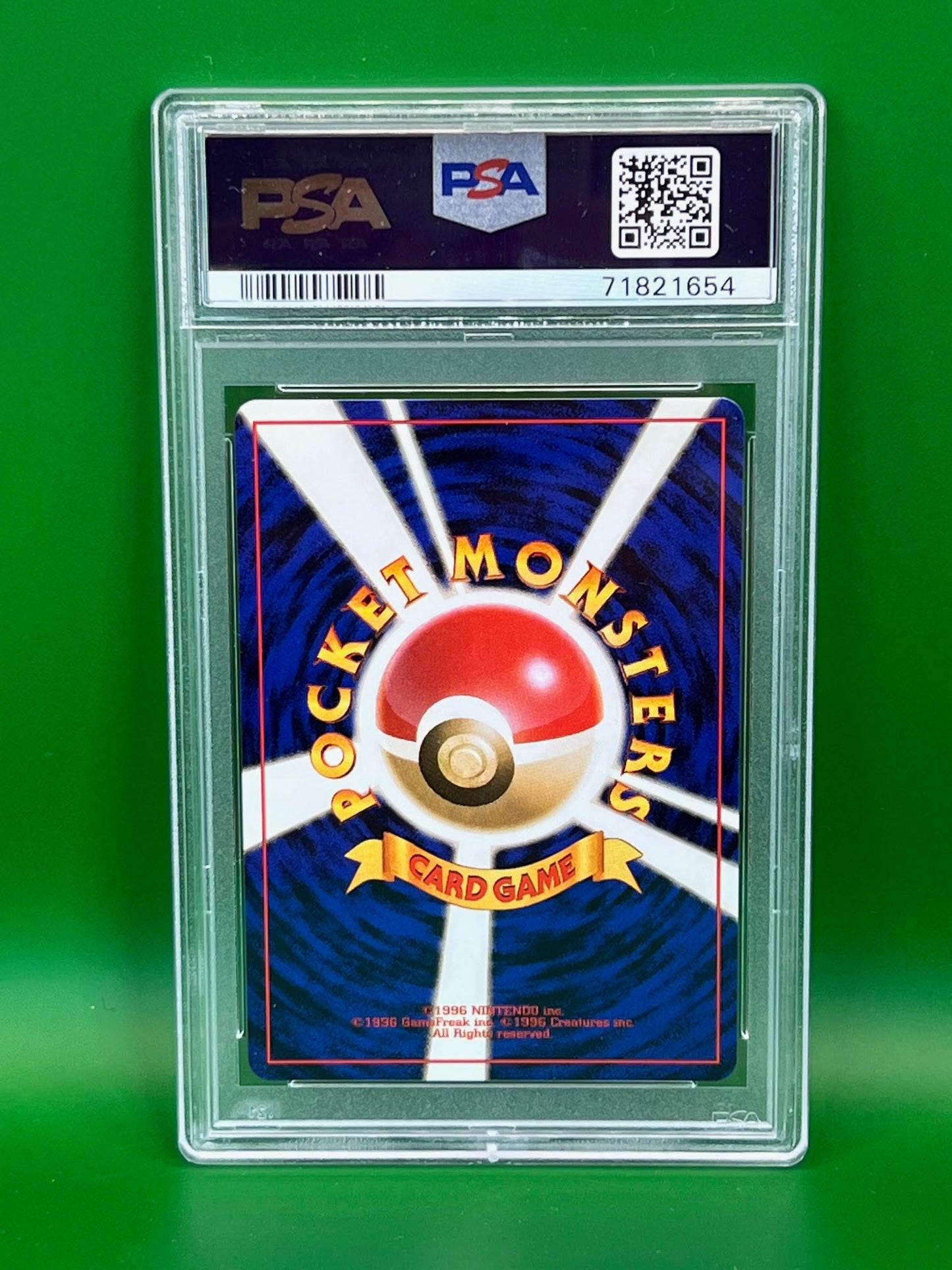 ERIKA'S BULBASAUR PSA 9