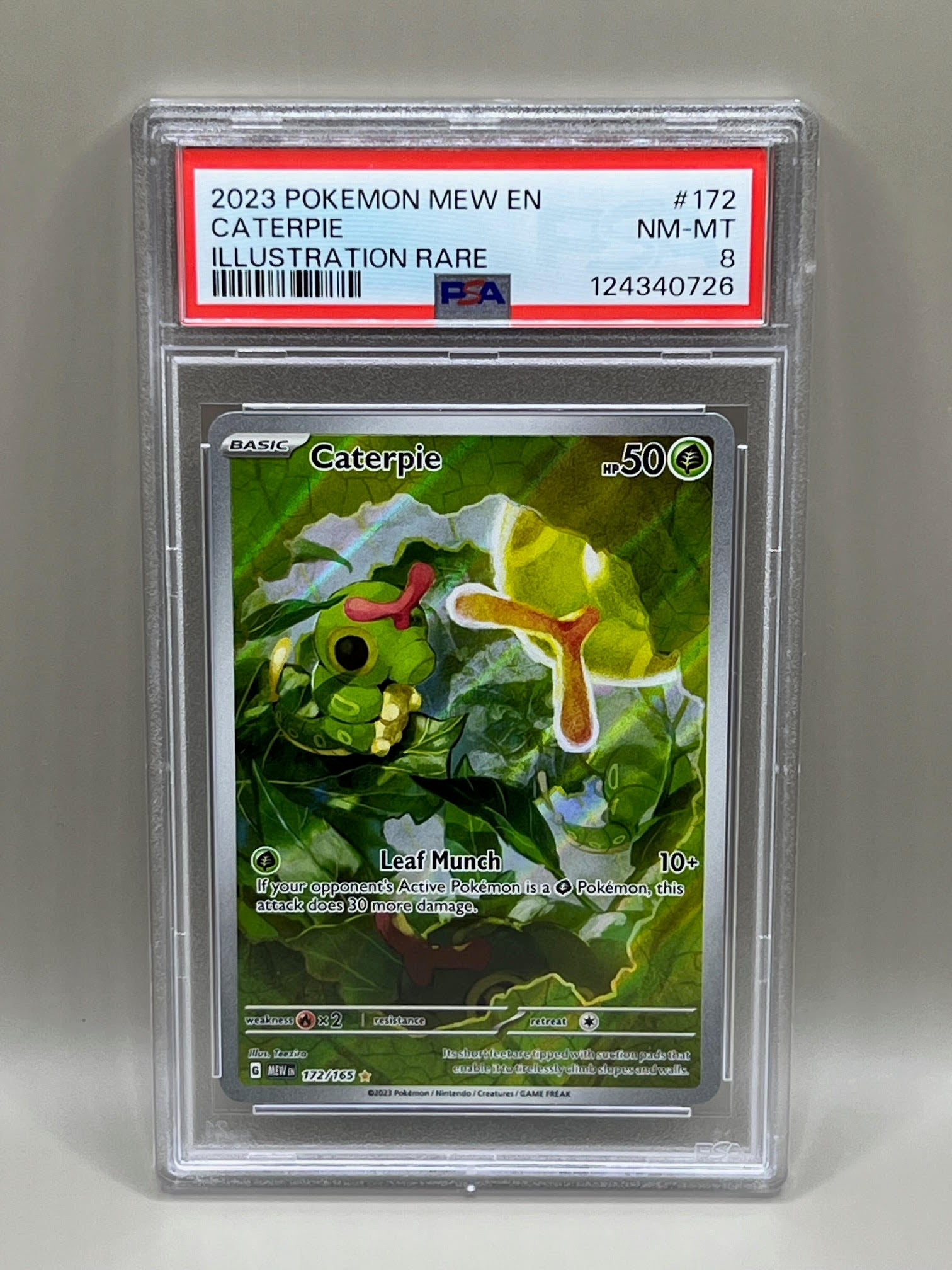 CATERPIE PSA 8 ILLUSTRATION RARE – IGI CARDS