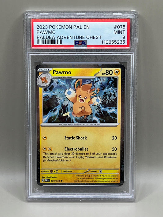 PAWMO PALDEA ADVENTURE CHEST PSA 9