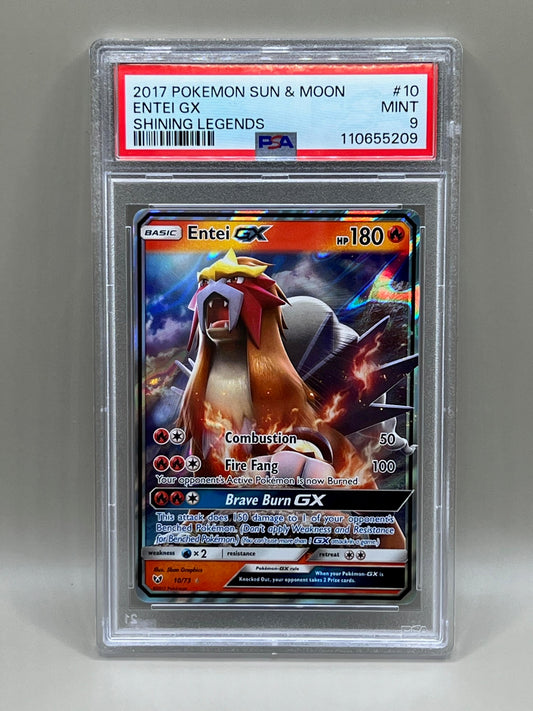 ENTEI GX PSA 9 SHINING LEGENDS