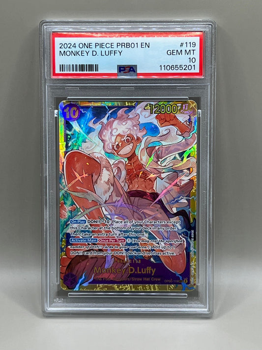 MONKEY D. LUFFY PSA 10 PRB01