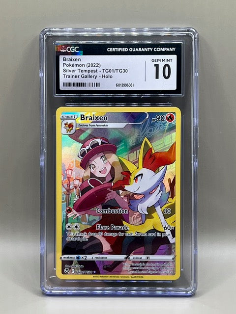 BRAIXEN TRAINER GALLERY CGC 10 SLIVER TEMPEST