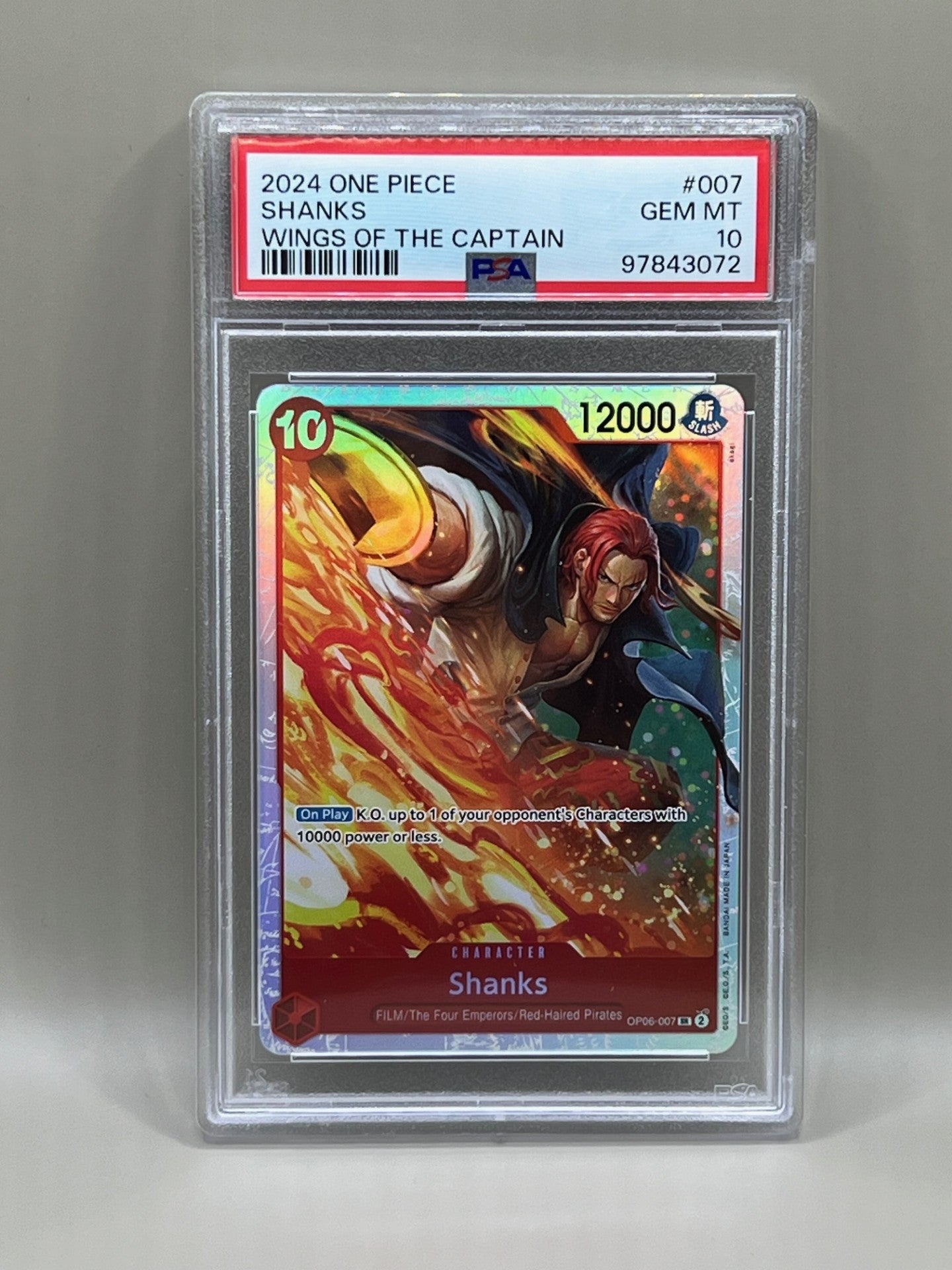 SHANKS PSA 10 OP06