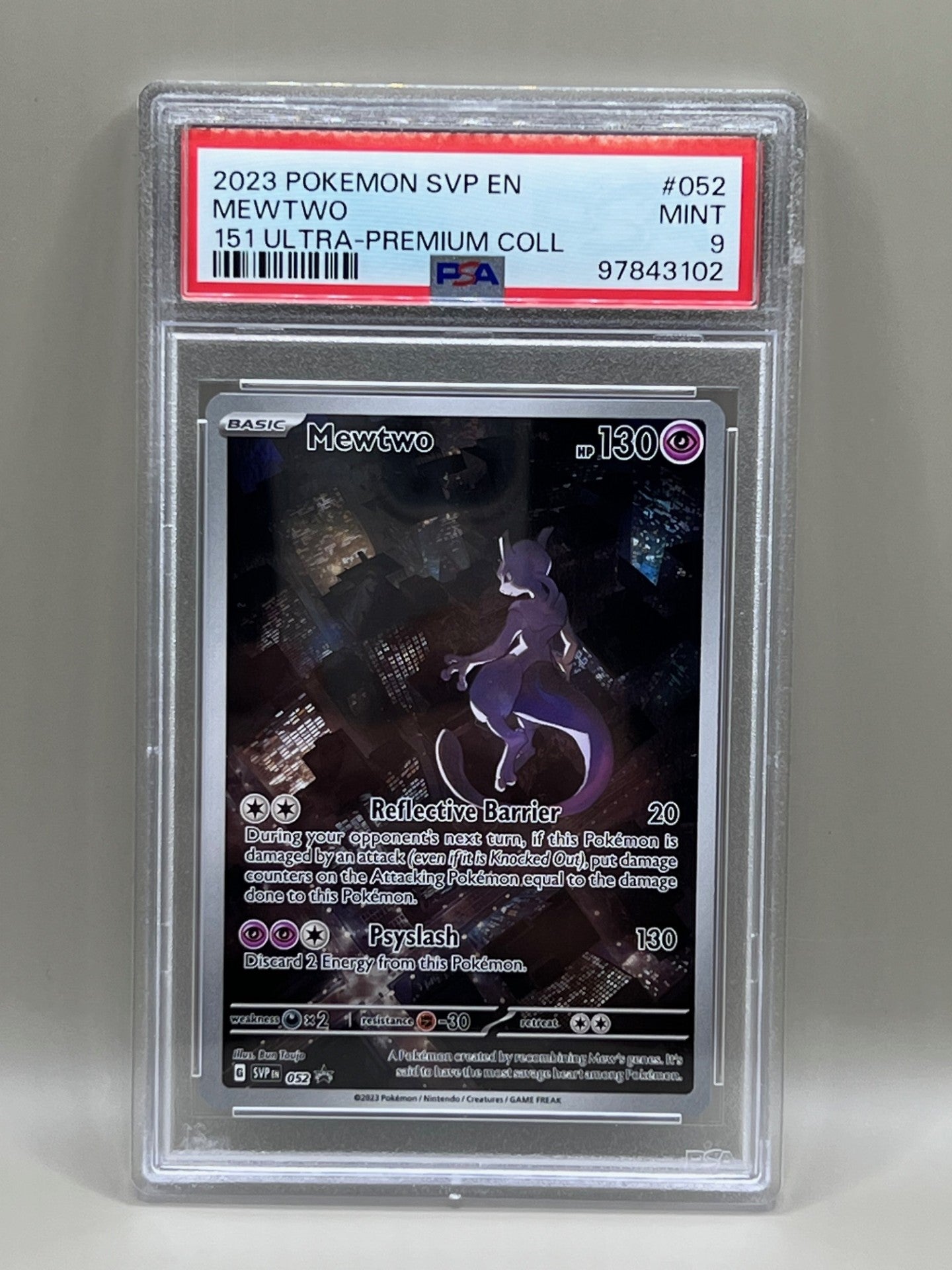 MEWTWO PSA 9 POKEMON 151 ULTRA-PREMIUM COLLECTION