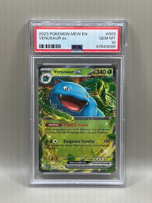 VENUSAUR ex PSA 10 POKEMON 151