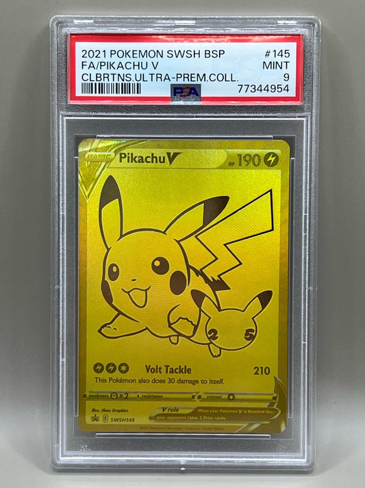 FULL ART PIKACHU V PSA 9 ULTRA PREMIUM COLLECTION