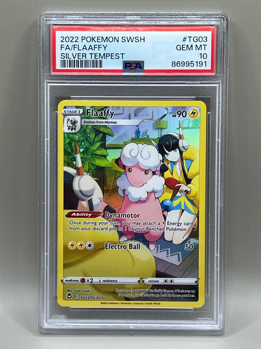 FULL ART FLAAFFY PSA 10 SLIVER TEMPEST