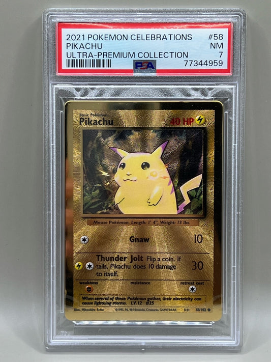 PIKACHU PSA 7 ULTRA PREMIUM COLLECTION