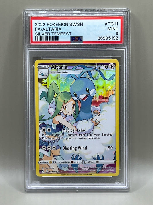 FULL ART ALTARIA PSA 9 SLIVER TEMPEST