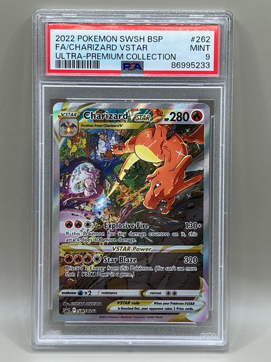 FULL ART CHARIZARD VSTAR PSA 9 ULTRA PREMIUM COLLECTION