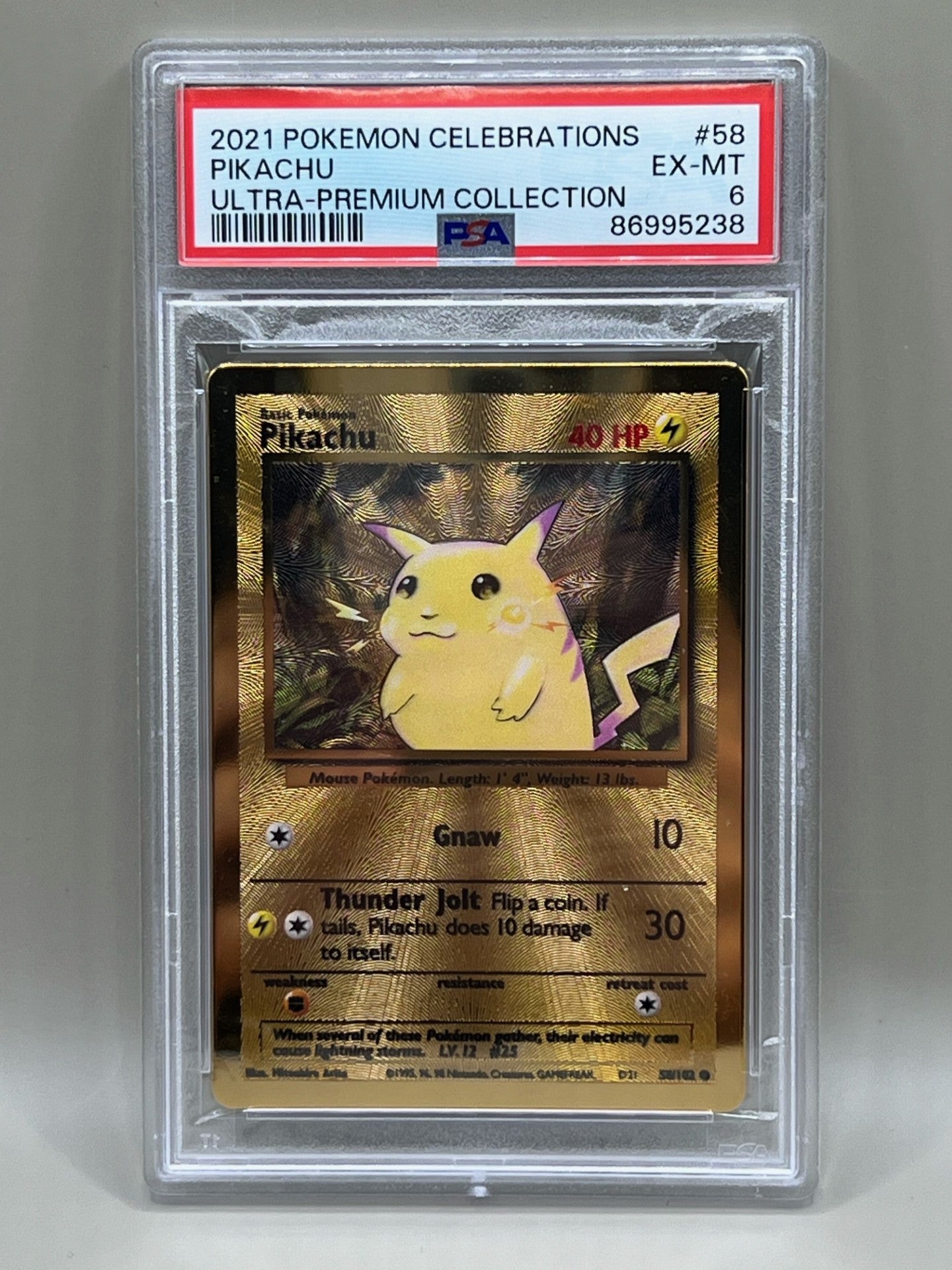 PIKACHU PSA 6 ULTRA PREMIUM COLLECTION