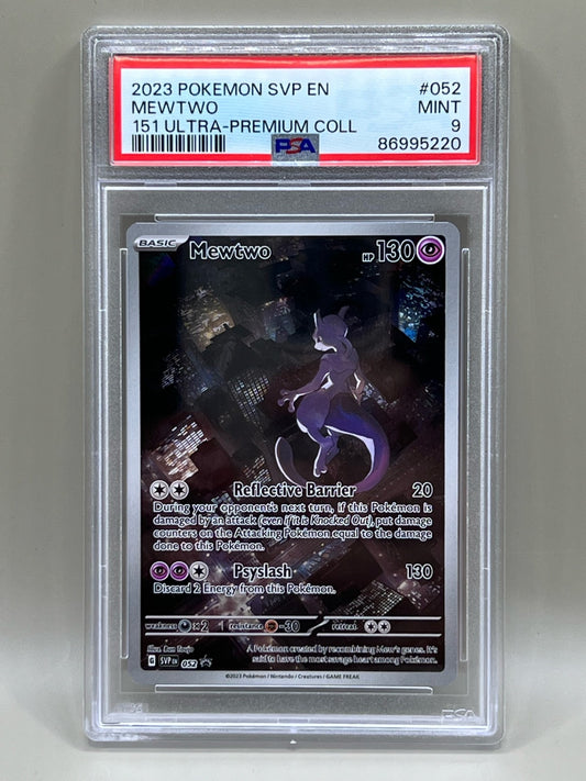 MEWTWO PSA 9 POKEMON 151 ULTRA-PREMIUM COLLECTION