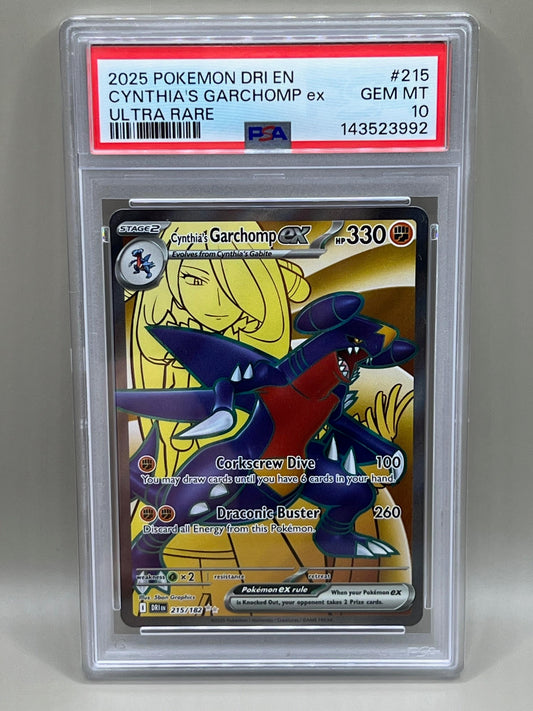 CYNTHIA'S GARCHOMP EX ULTRA RARE PSA 10 DESTINED RIVALS
