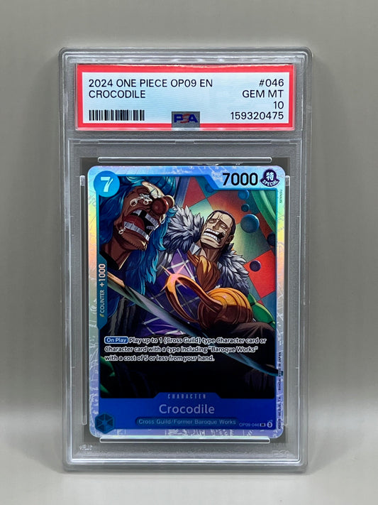 CROCODILE PSA 10 2024 ONE PIECE OP09 EN