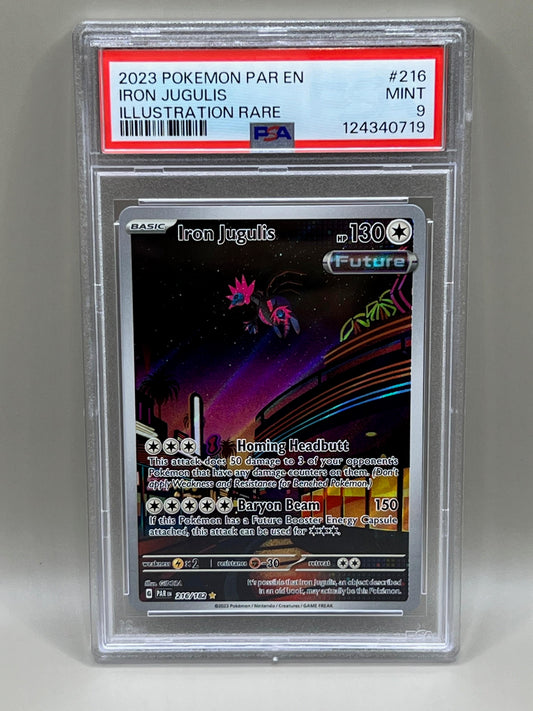 IRON JUGULIS ILLUSTRATION RARE PSA 9 PARADOX RIFT