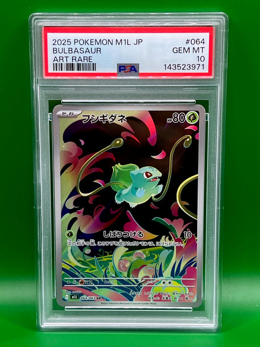 BULBASAUR ART RARE PSA 10 MEGA BRAVE