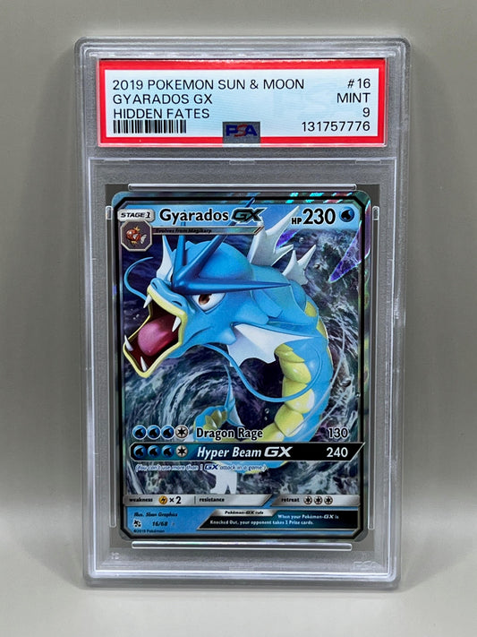 GYARADOS GX PSA 9 HIDDEN FATES