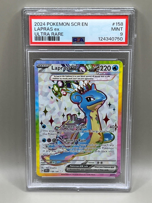 LAPRAS EX ULTRA RARE PSA 9 STELLAR CROWN