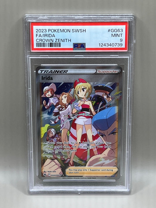 FULL ART IRIDA PSA 9 CROWN ZENITH
