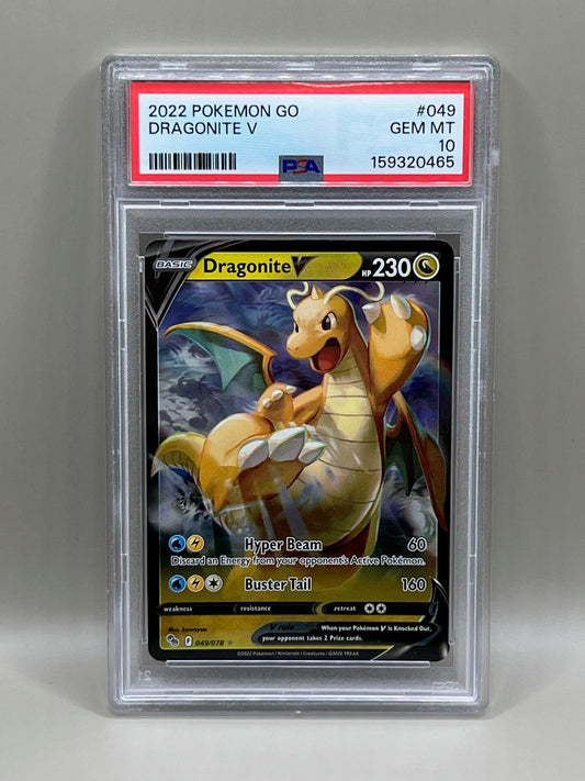 DRAGONITE V PSA 10 2022 POKEMON GO