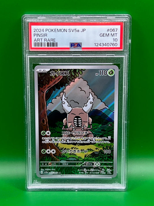 PINSIR ART RARE PSA 10 CRIMSON HAZE