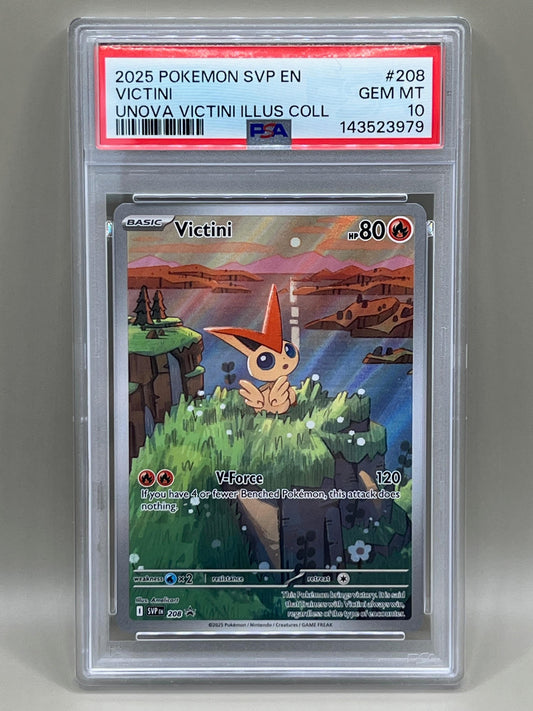 VICTINI ILLUSTRATION COLLECTION PSA 10 SCARLET & VIOLET PROMO