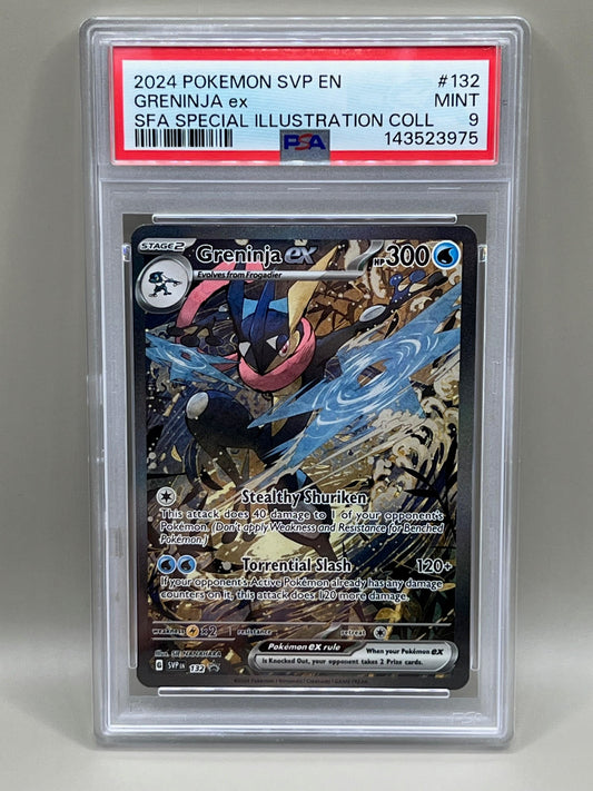 GRENINJA EX SPECIAL ILLUSTRATION COLLECTION PSA 9 SCARLET & VIOLET PROMO