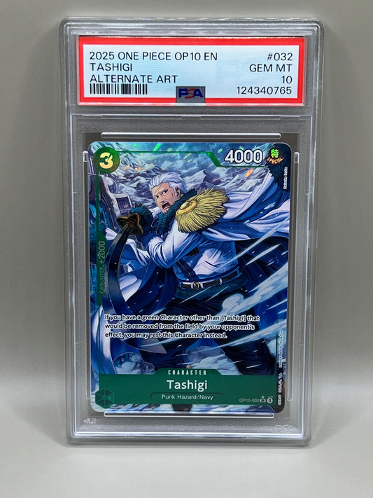 TASHIGI ALTERNATE ART PSA 10 OP10 ROYAL BLOOD