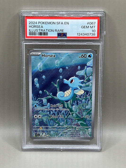 HORSEA ILLUSTRATION RARE PSA 10 SHROUDED FABLE