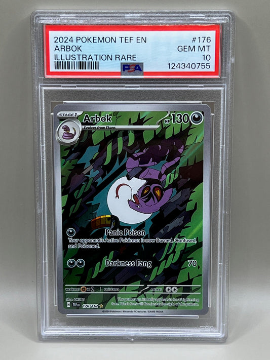 ARBOK ILLUSTRATION RARE PSA 10 TEMPORAL FORCE