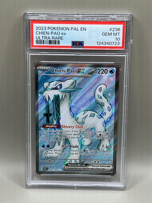 CHIEN-PAO EX ULTRA RARE PSA 10 PALDEA EVOLVED