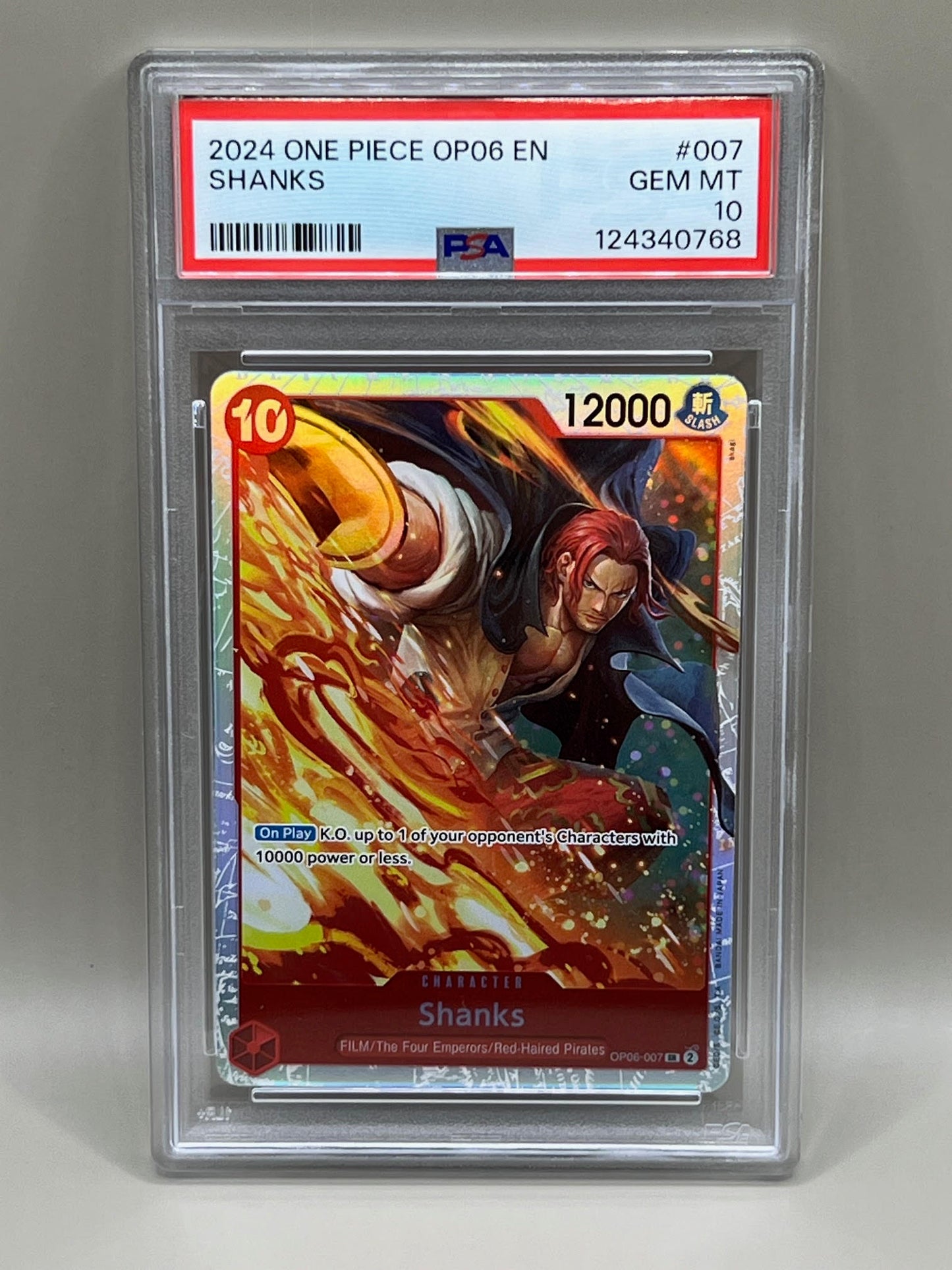 SHANKS PSA 10 OP06