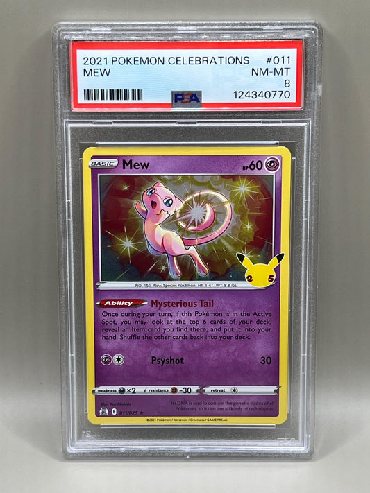 MEW PSA 8 CELEBRATIONS