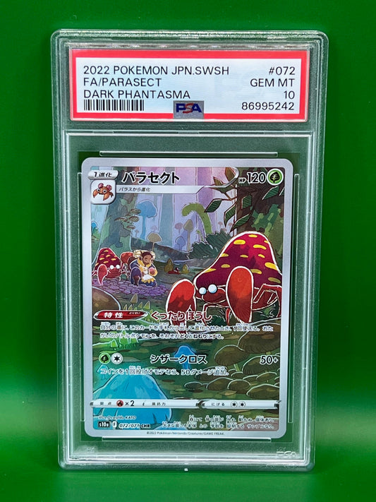 FULL ART PARASECT PSA 10 DARK PHANTASMA