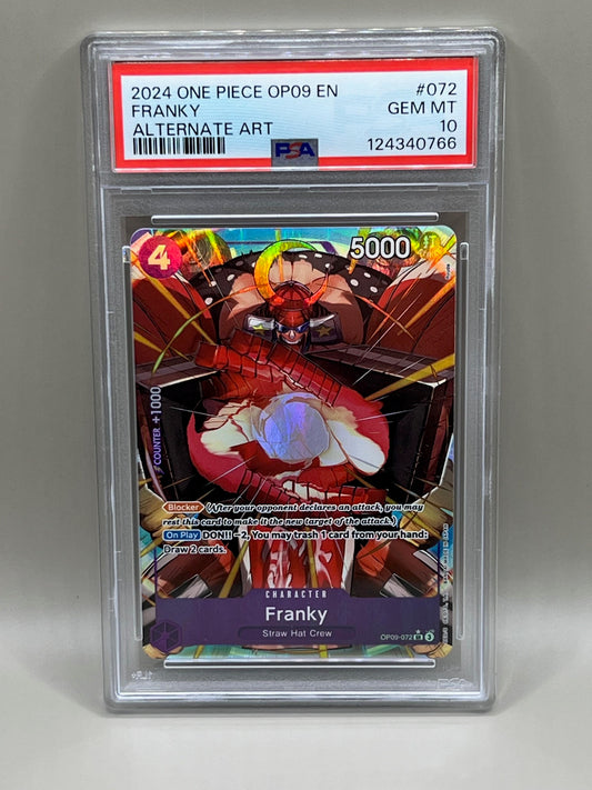 FRANKY ALTERNATE ART PSA 10 OP09